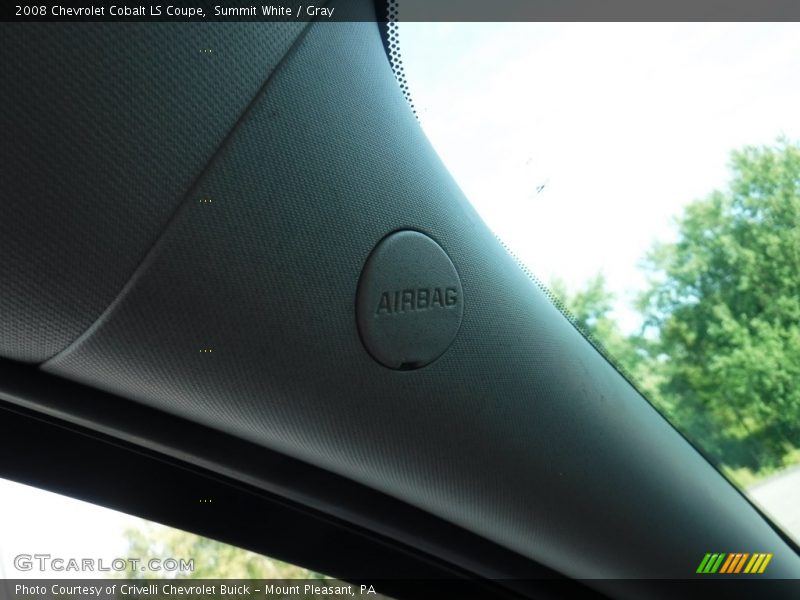 Summit White / Gray 2008 Chevrolet Cobalt LS Coupe