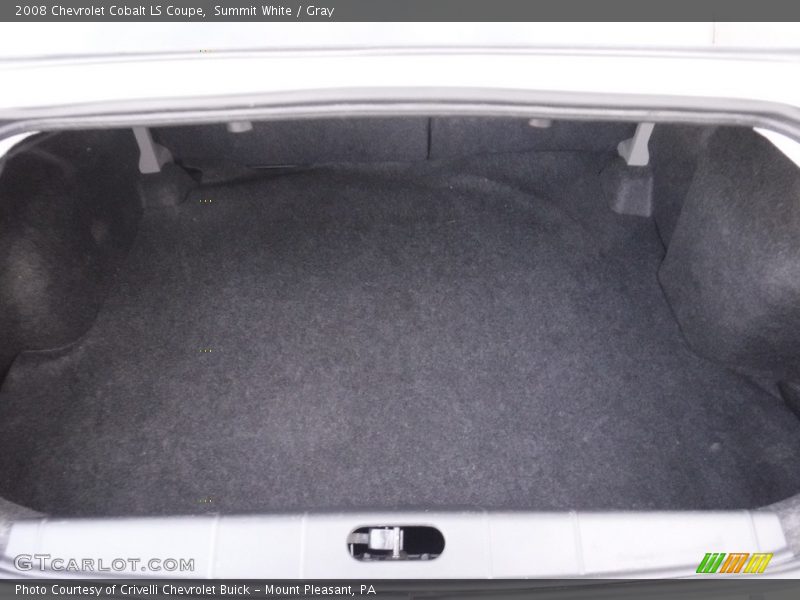 Summit White / Gray 2008 Chevrolet Cobalt LS Coupe