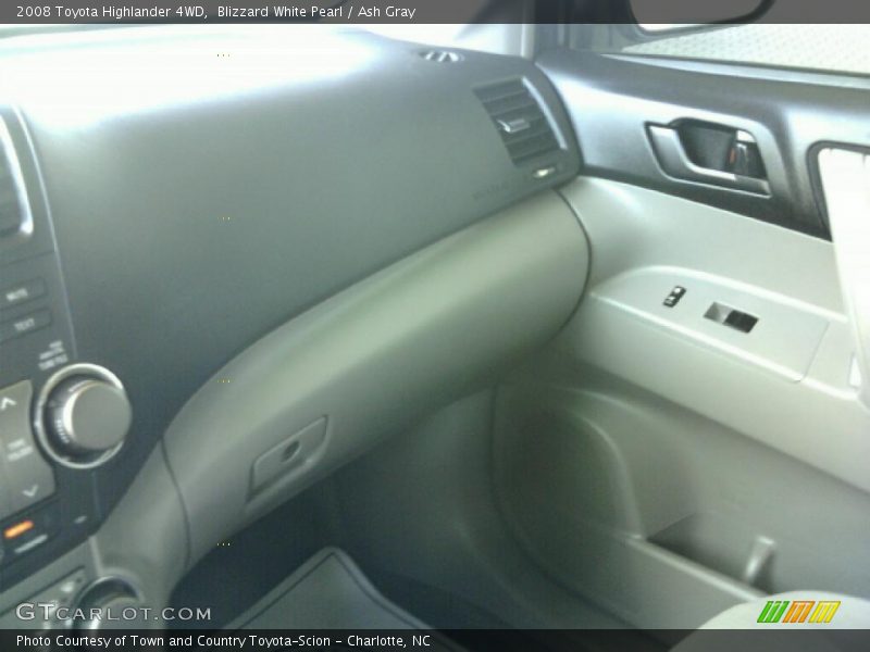 Blizzard White Pearl / Ash Gray 2008 Toyota Highlander 4WD