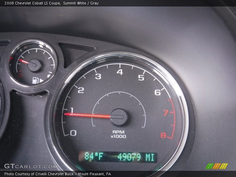 Summit White / Gray 2008 Chevrolet Cobalt LS Coupe