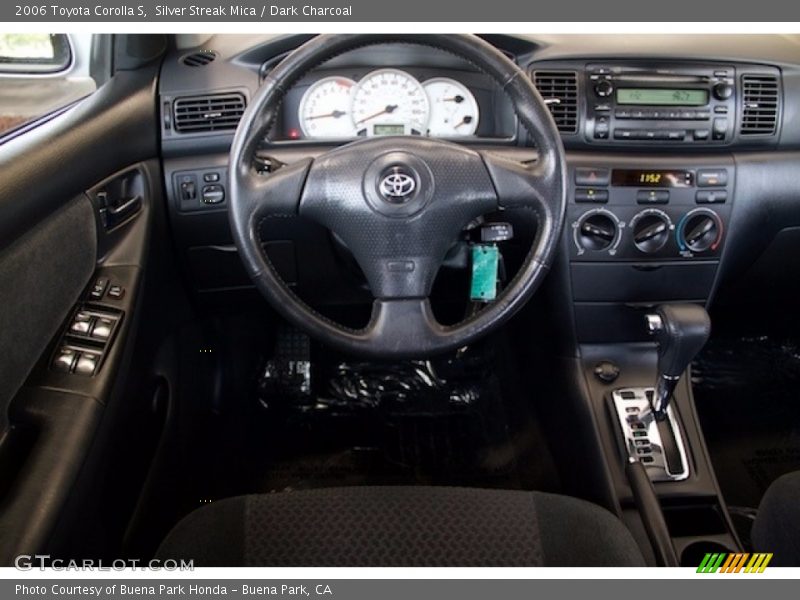 Silver Streak Mica / Dark Charcoal 2006 Toyota Corolla S