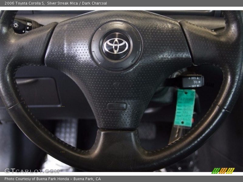 Silver Streak Mica / Dark Charcoal 2006 Toyota Corolla S