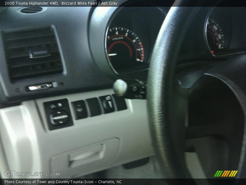 Blizzard White Pearl / Ash Gray 2008 Toyota Highlander 4WD