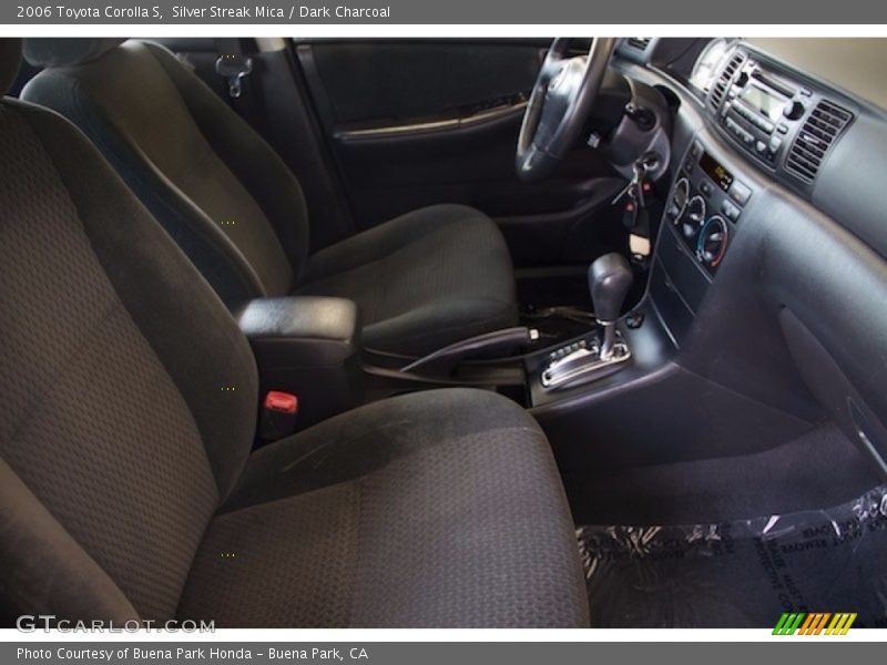 Silver Streak Mica / Dark Charcoal 2006 Toyota Corolla S