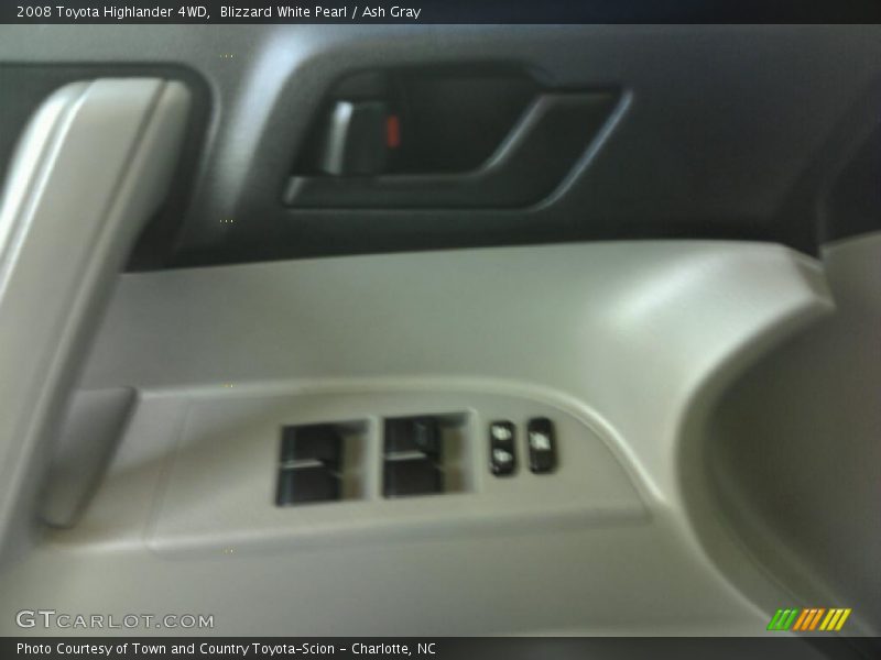 Blizzard White Pearl / Ash Gray 2008 Toyota Highlander 4WD