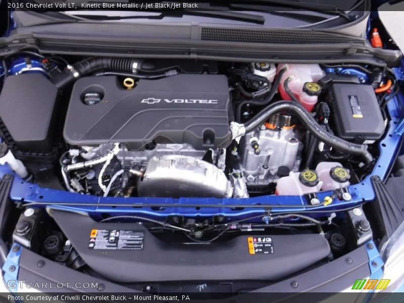  2016 Volt LT Engine - 111 kW Plug-In Electric Motor/Range Extending 1.5 Liter DI DOHC 16-Valve VVT 4 Cylinder