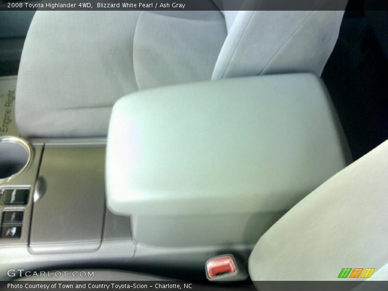 Blizzard White Pearl / Ash Gray 2008 Toyota Highlander 4WD