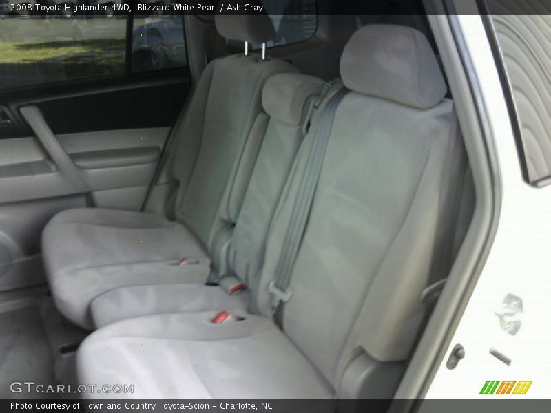 Blizzard White Pearl / Ash Gray 2008 Toyota Highlander 4WD