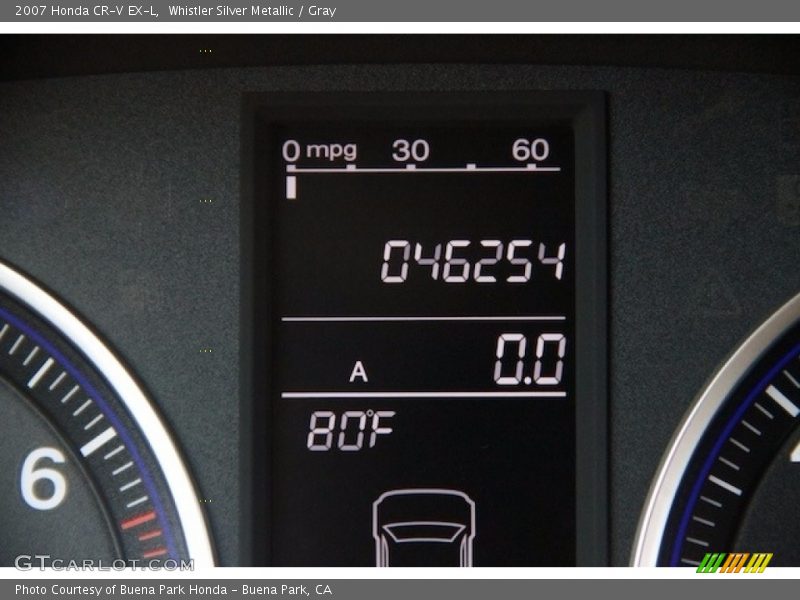 Whistler Silver Metallic / Gray 2007 Honda CR-V EX-L