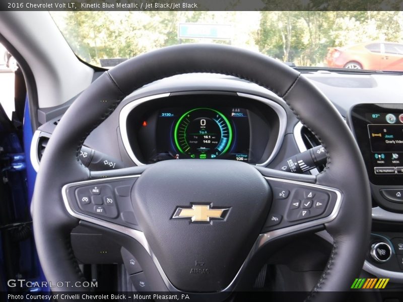 Kinetic Blue Metallic / Jet Black/Jet Black 2016 Chevrolet Volt LT