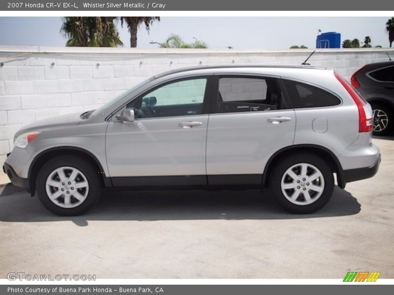 Whistler Silver Metallic / Gray 2007 Honda CR-V EX-L