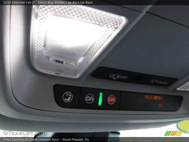 Kinetic Blue Metallic / Jet Black/Jet Black 2016 Chevrolet Volt LT