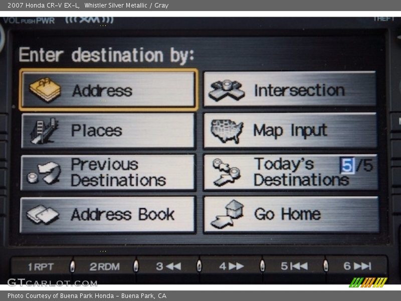 Whistler Silver Metallic / Gray 2007 Honda CR-V EX-L