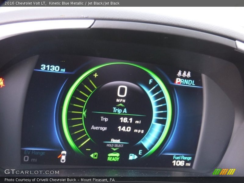  2016 Volt LT LT Gauges
