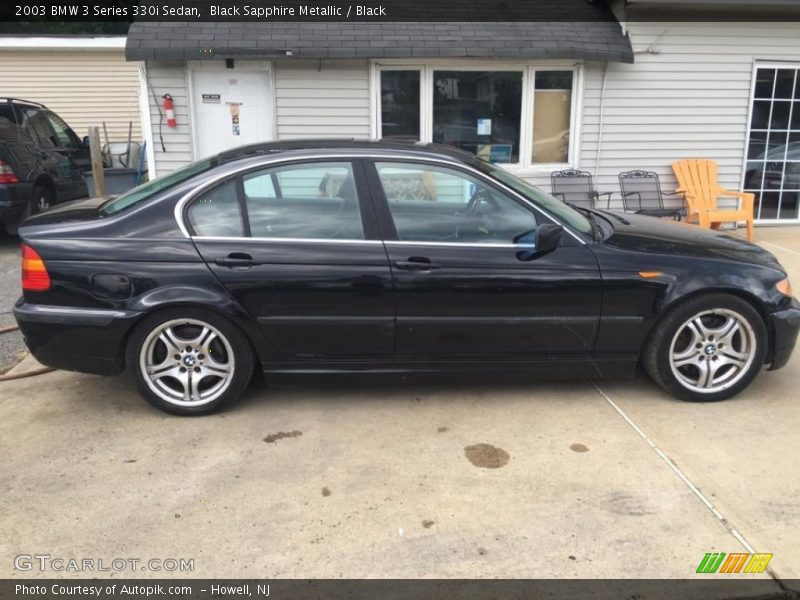 Black Sapphire Metallic / Black 2003 BMW 3 Series 330i Sedan