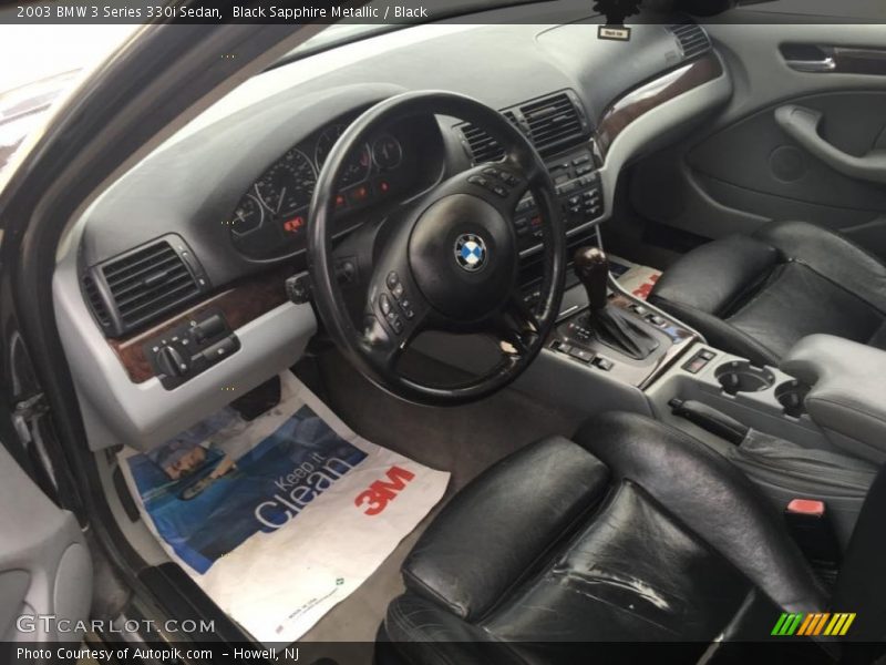 Black Sapphire Metallic / Black 2003 BMW 3 Series 330i Sedan