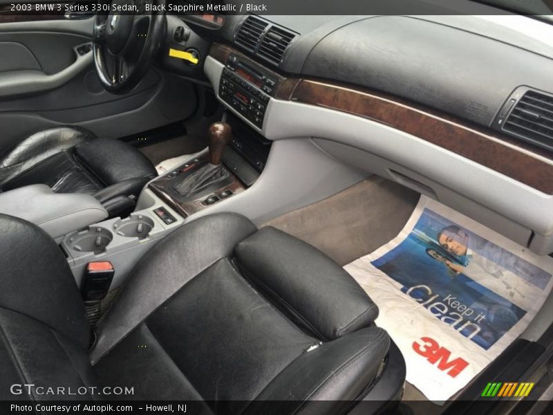 Black Sapphire Metallic / Black 2003 BMW 3 Series 330i Sedan
