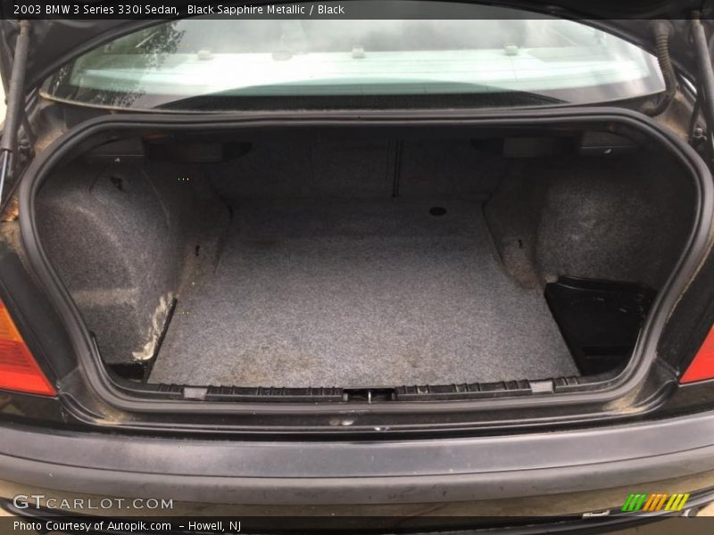 Black Sapphire Metallic / Black 2003 BMW 3 Series 330i Sedan