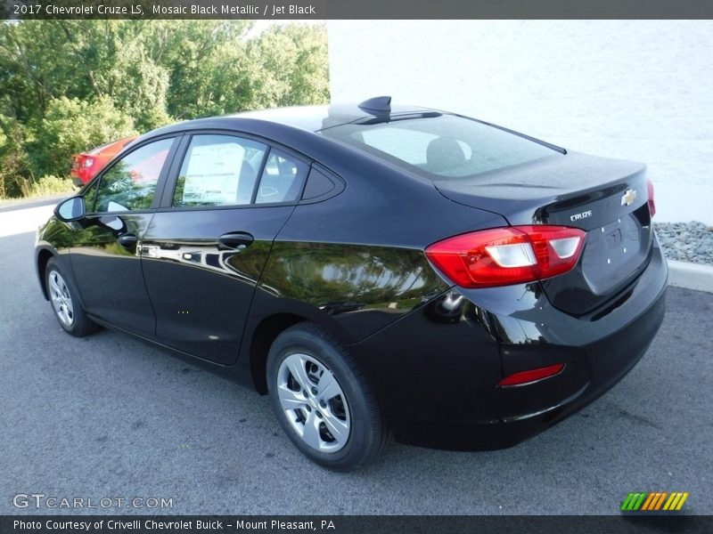 Mosaic Black Metallic / Jet Black 2017 Chevrolet Cruze LS