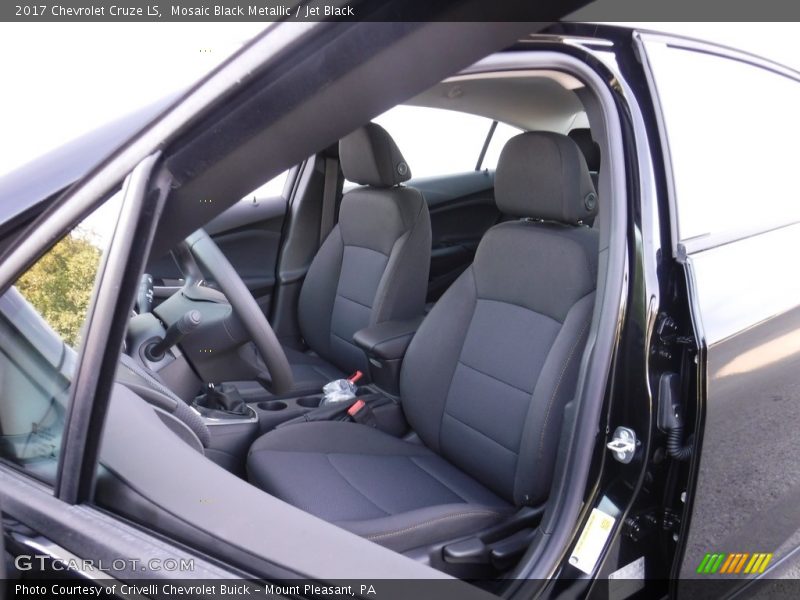 Mosaic Black Metallic / Jet Black 2017 Chevrolet Cruze LS