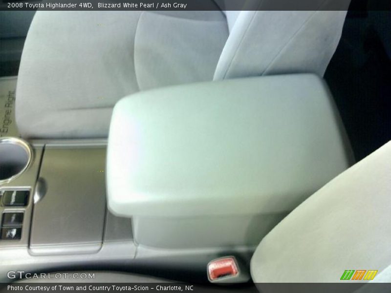 Blizzard White Pearl / Ash Gray 2008 Toyota Highlander 4WD