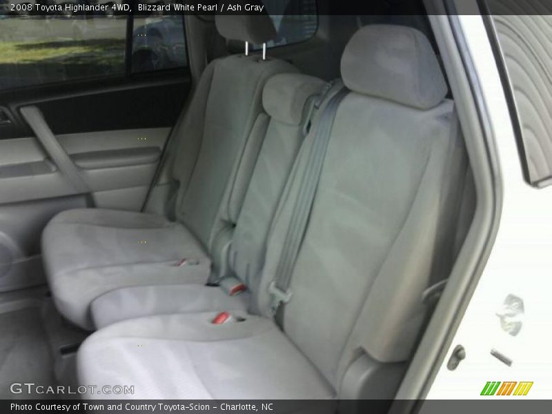 Blizzard White Pearl / Ash Gray 2008 Toyota Highlander 4WD