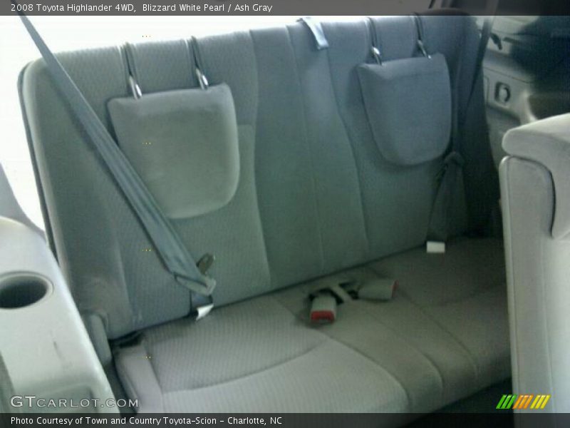 Blizzard White Pearl / Ash Gray 2008 Toyota Highlander 4WD