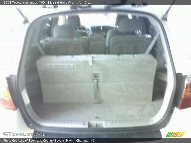 Blizzard White Pearl / Ash Gray 2008 Toyota Highlander 4WD