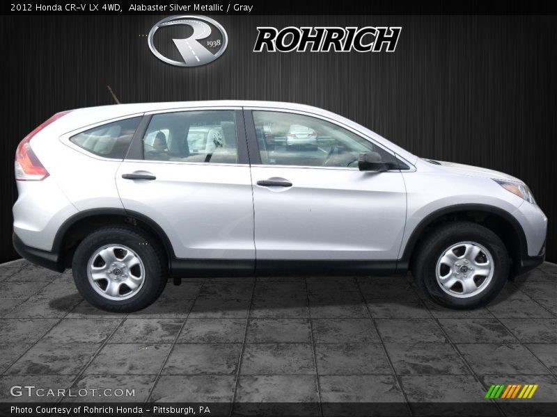 Alabaster Silver Metallic / Gray 2012 Honda CR-V LX 4WD