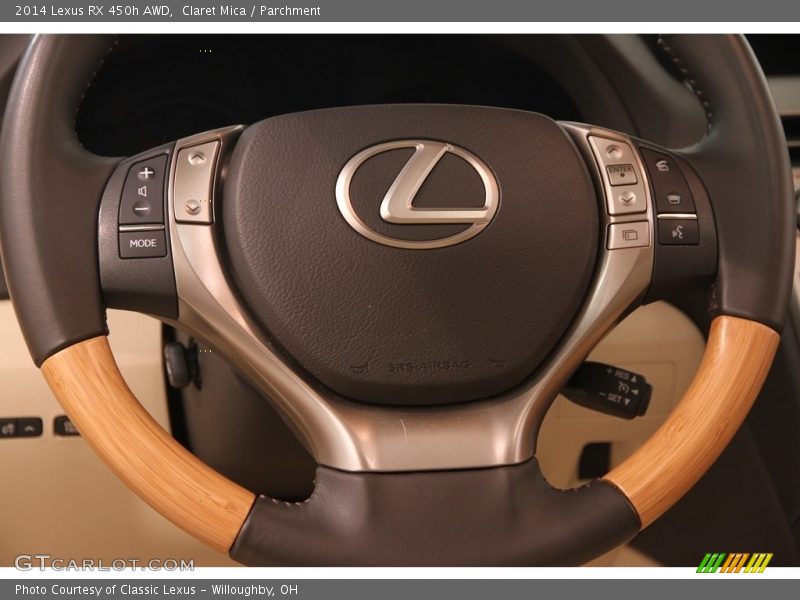 Claret Mica / Parchment 2014 Lexus RX 450h AWD
