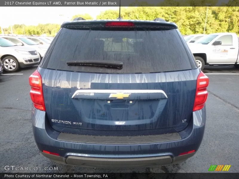 Patriot Blue Metallic / Jet Black 2017 Chevrolet Equinox LT AWD