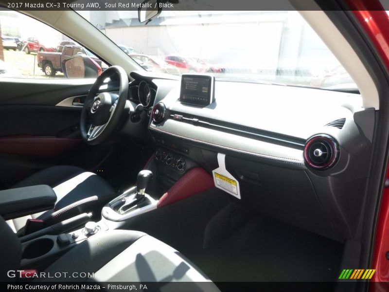 Soul Red Metallic / Black 2017 Mazda CX-3 Touring AWD