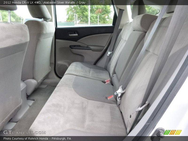 Alabaster Silver Metallic / Gray 2012 Honda CR-V LX 4WD