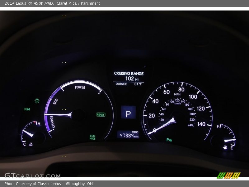 Claret Mica / Parchment 2014 Lexus RX 450h AWD