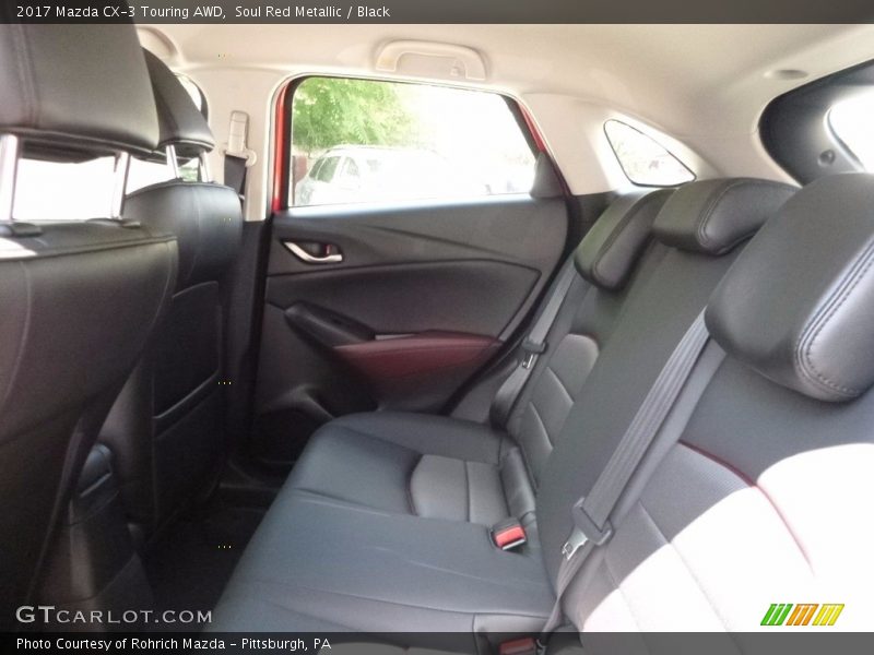 Soul Red Metallic / Black 2017 Mazda CX-3 Touring AWD
