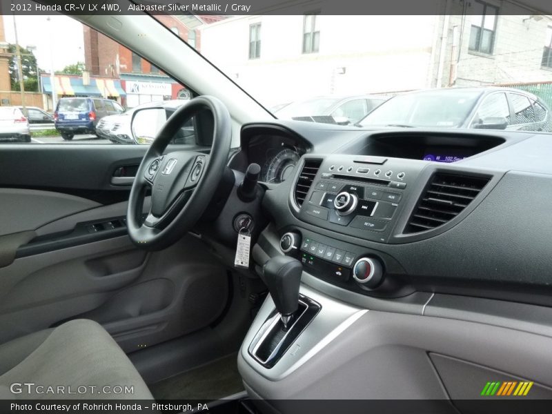 Alabaster Silver Metallic / Gray 2012 Honda CR-V LX 4WD