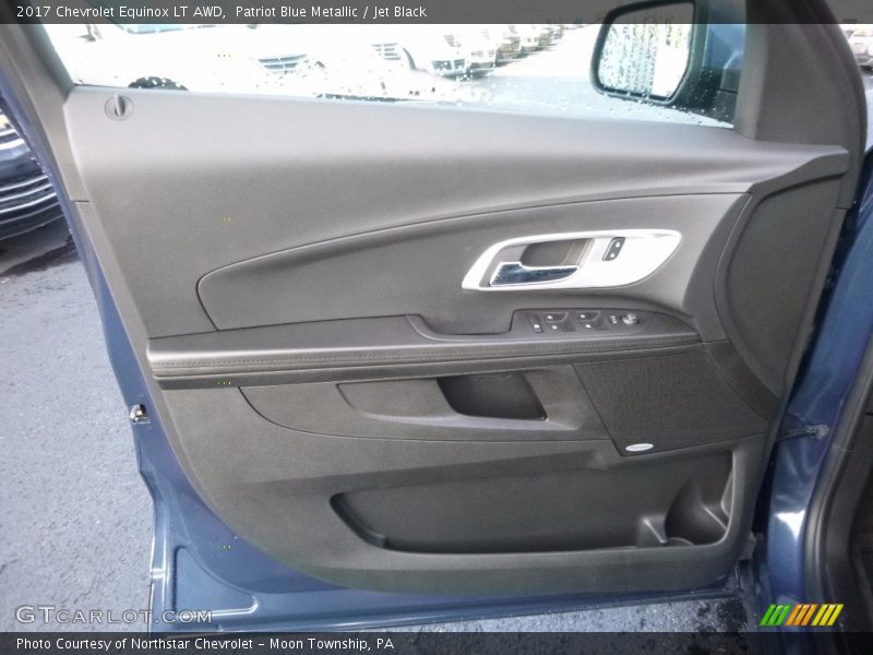 Patriot Blue Metallic / Jet Black 2017 Chevrolet Equinox LT AWD