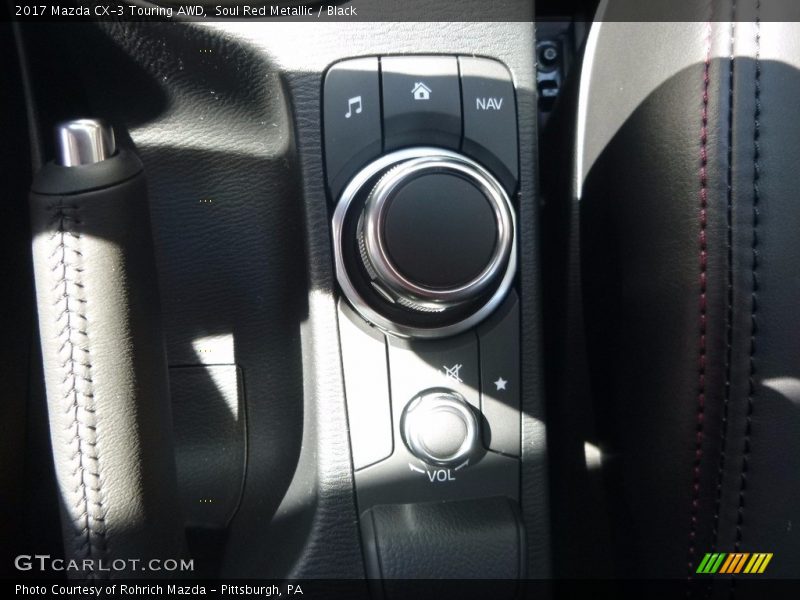 Soul Red Metallic / Black 2017 Mazda CX-3 Touring AWD