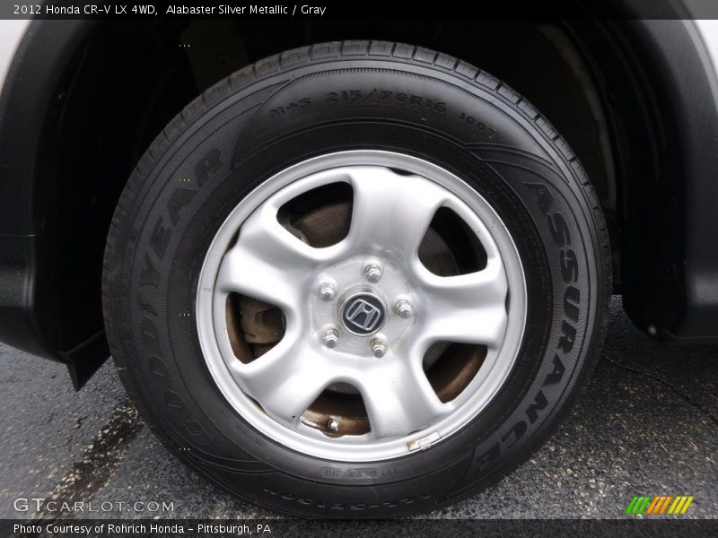 Alabaster Silver Metallic / Gray 2012 Honda CR-V LX 4WD