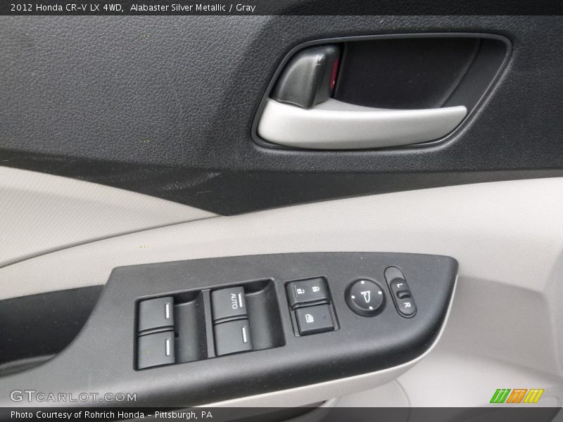 Alabaster Silver Metallic / Gray 2012 Honda CR-V LX 4WD