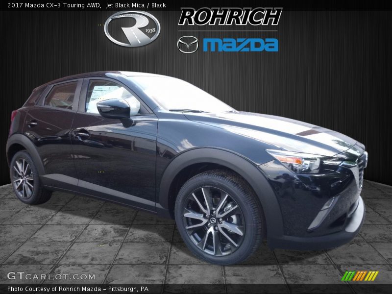 Jet Black Mica / Black 2017 Mazda CX-3 Touring AWD