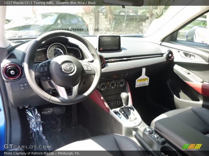 Dynamic Blue Mica / Black 2017 Mazda CX-3 Touring AWD