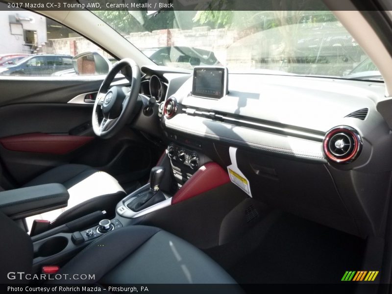 Ceramic Metallic / Black 2017 Mazda CX-3 Touring AWD
