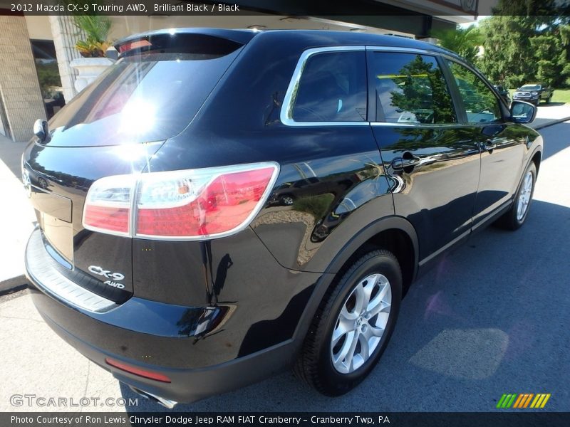 Brilliant Black / Black 2012 Mazda CX-9 Touring AWD