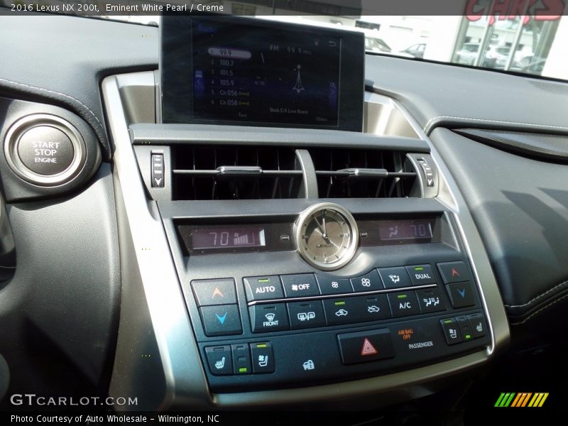 Controls of 2016 NX 200t