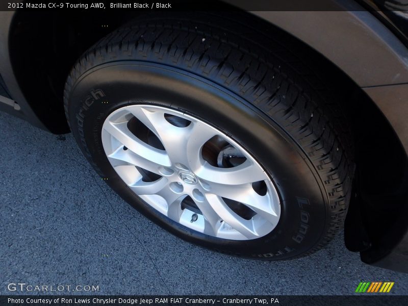 Brilliant Black / Black 2012 Mazda CX-9 Touring AWD