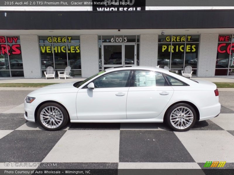 Glacier White Metallic / Atlas Beige 2016 Audi A6 2.0 TFSI Premium Plus
