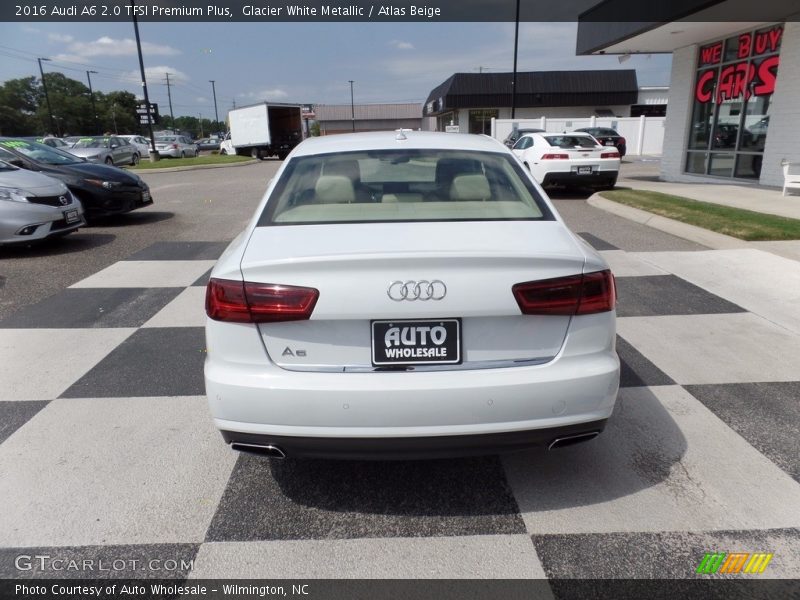Glacier White Metallic / Atlas Beige 2016 Audi A6 2.0 TFSI Premium Plus