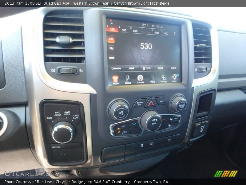 Western Brown Pearl / Canyon Brown/Light Frost Beige 2013 Ram 1500 SLT Quad Cab 4x4