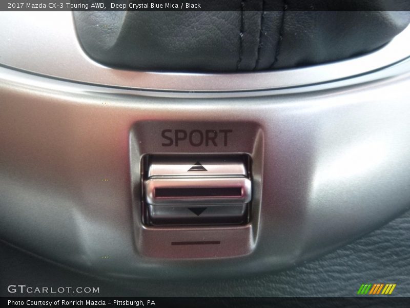 Deep Crystal Blue Mica / Black 2017 Mazda CX-3 Touring AWD